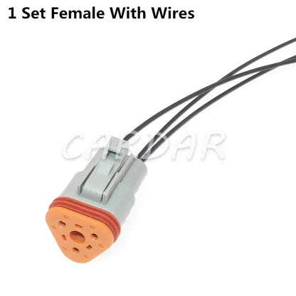 3 Pin Automotive Accessories Auto Waterproof Plastic Housing Wiring Socket DT04-3P-L012 DT06-3S