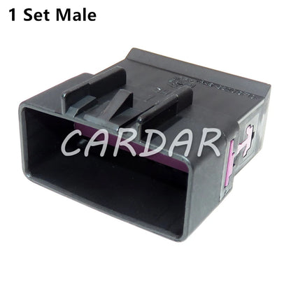 Conector de cable automático de 16 pines 15332182 15332177, adaptador macho hembra, carcasa de plástico para coche, enchufe sin sellar