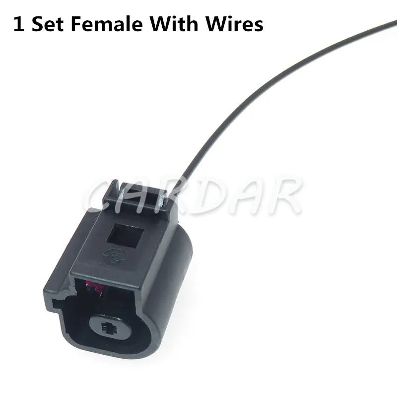 1 Pin 1.5 Series 1J0973081 Automobile Motor Oil Pressure Sensor Plug Electric Wire Waterproof Socket For VW Audi