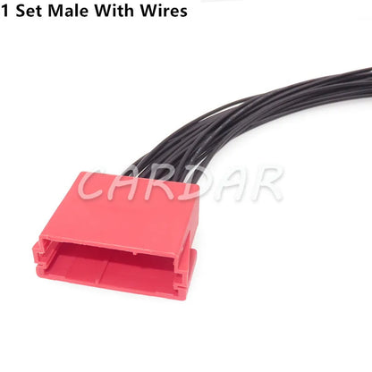 20 Pin Universal Mini ISO Radio Socket ISO Adapter Connector Car Radio Connectors Wiring Plug For Cars VW Audi Skoda