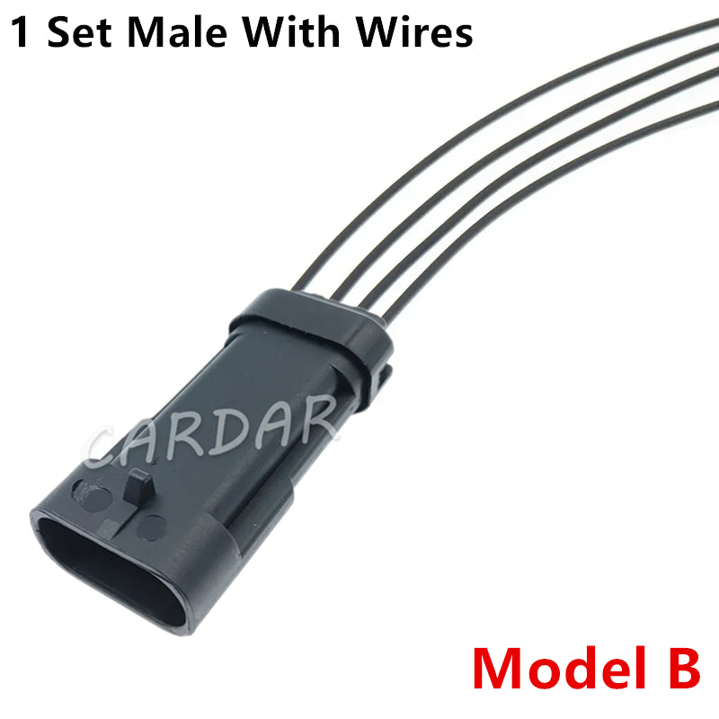 4 Pin 12162190 12162188 Waterproof Wire Automotive Connector Socket Intake Pressure Sensor Plug For BUICK Motorcycle Car