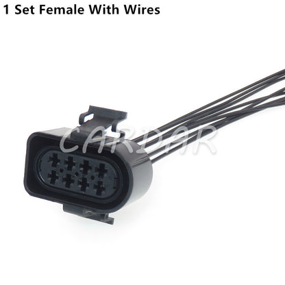 8 Pin 3.5mm 3A0 973 834 3A0 973 734 3A0973834 3A0973734 Waterproof Automobile Electrical Connector Sockets For VW