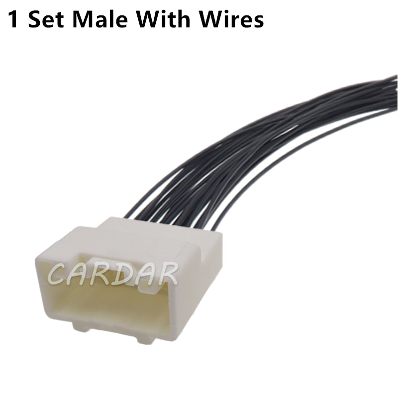 22 Pin 7283-5834 Automotive Wiring Harness Connector 22P Cable Socket Plug