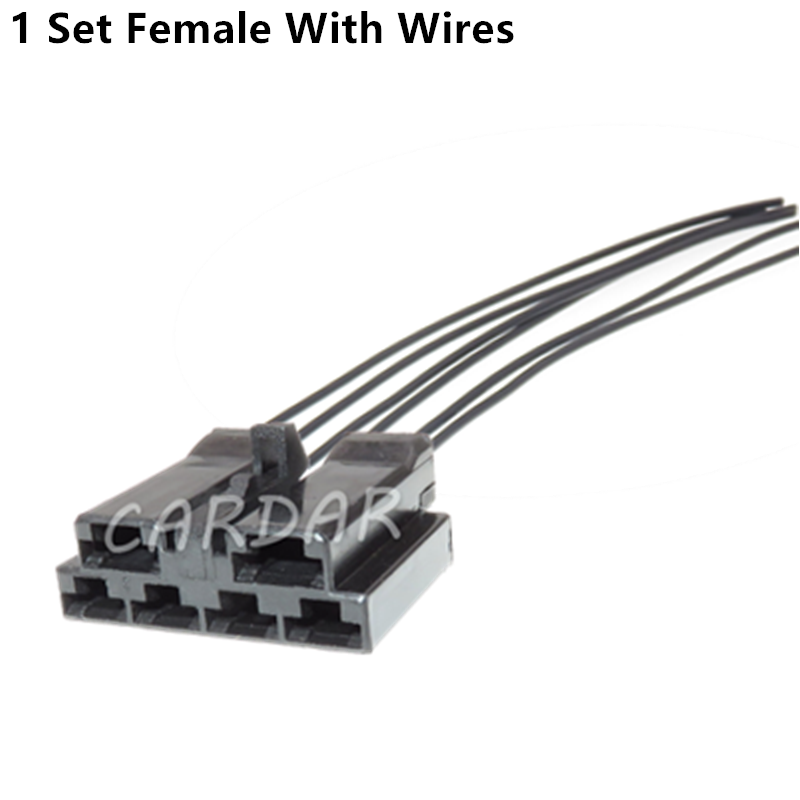 6 Pin Automotive Connector 6.3mm Car Electrical Wire Cable Plug Socket
