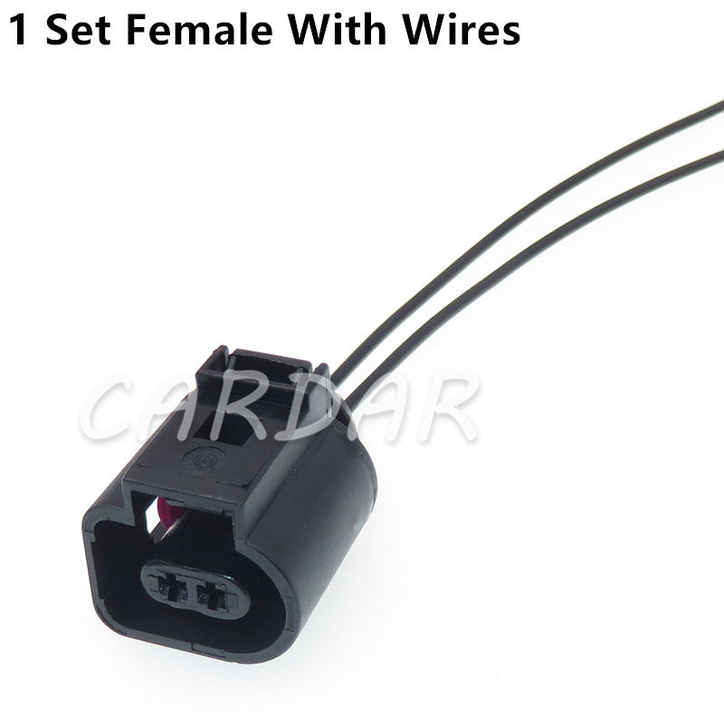 2 Pin 1.5mm 1J0973802 1J0973702 Auto Temp Sensor Plug Deflation Valve Plug Waterproof Electrical Wire Socket