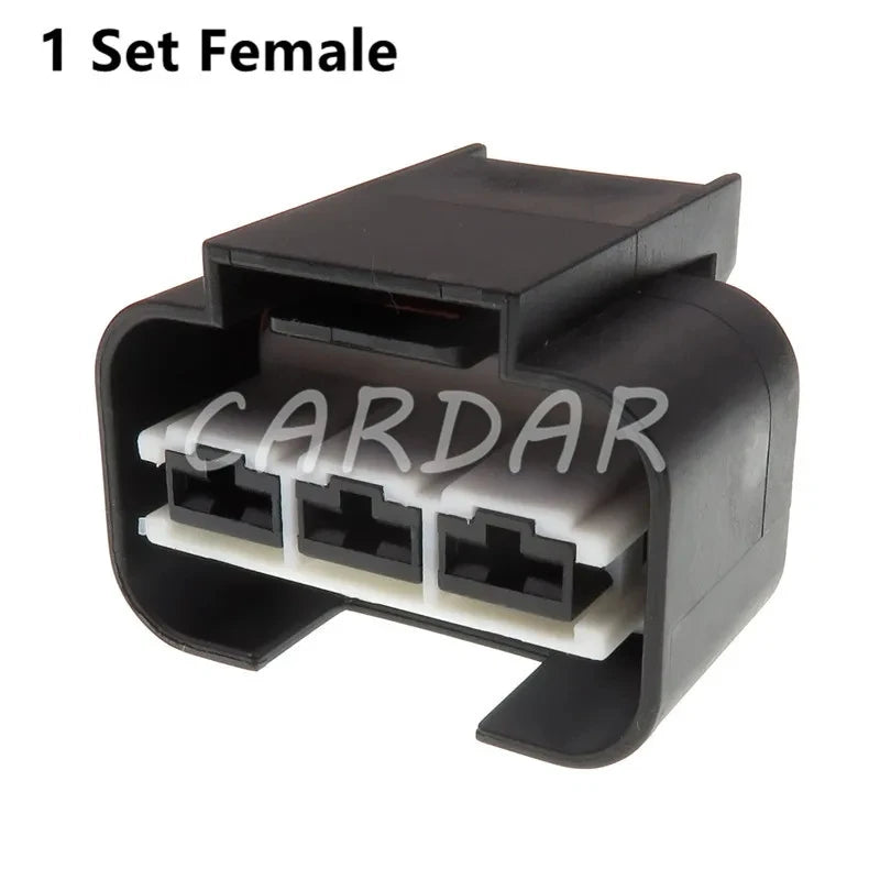 3 Pin 1743271-2 Electrical Fan Socket Wire Harness Connector For Auto Hyundai Tucson Kia