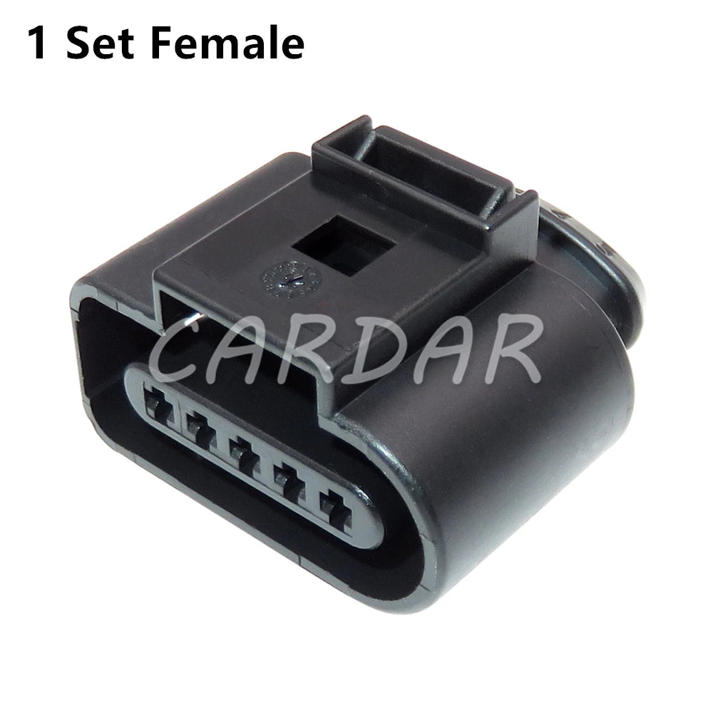 5 Pin 1.5mm Car Flowmeter Wiring Harness Waterproof Socket For VW Audi 1-969920-1 6N0973805 1J0973705