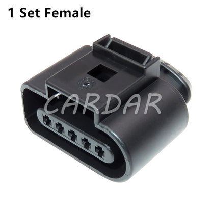 5 Pin 1.5mm Car Flowmeter Wiring Harness Waterproof Socket For VW Audi 1-969920-1 6N0973805 1J0973705