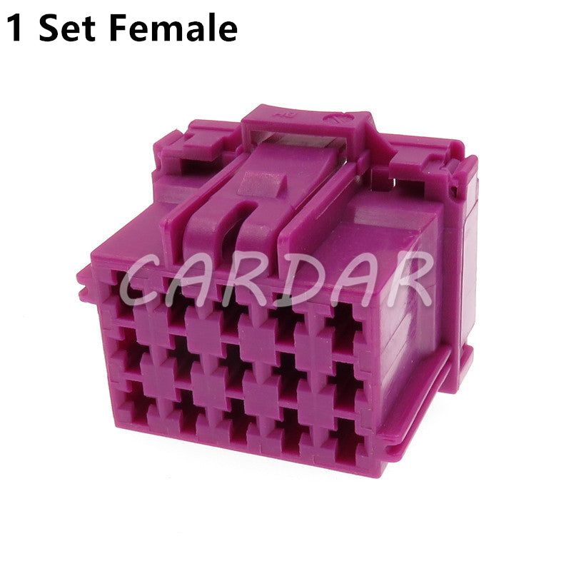 15 Pin 8-968973-1 1-967628-1 Automotive Car Audio Amplifier Plug Wire Harness Cable Socket