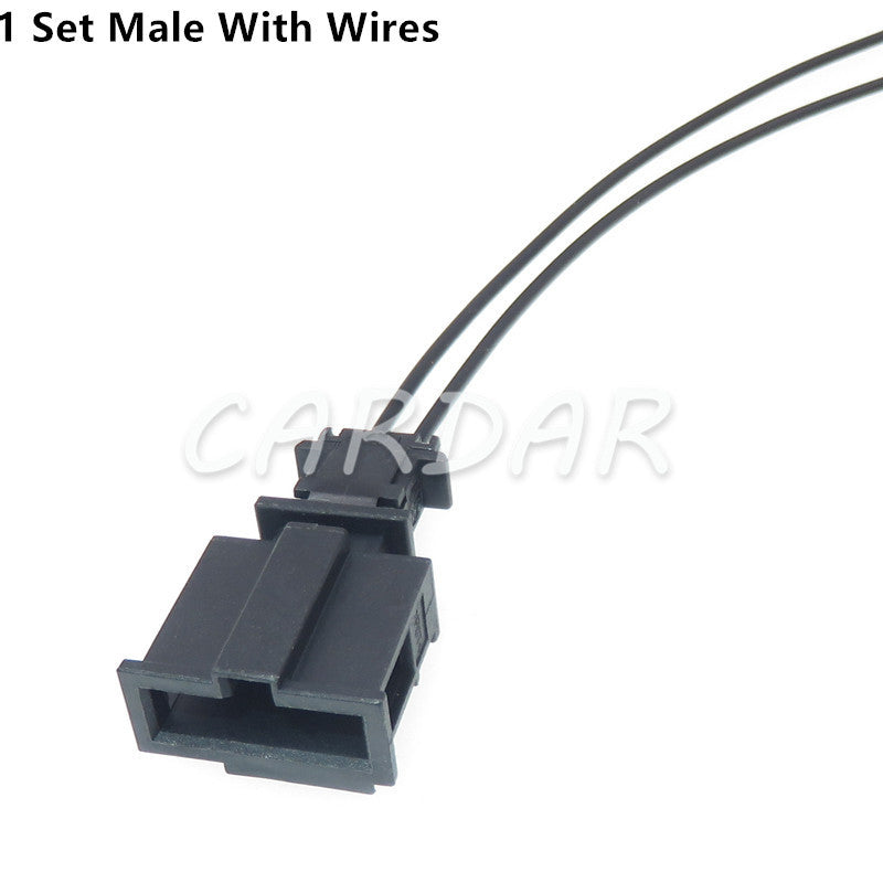 2 Pin 1J0971972 Auto Audio Speaker Socket Cable Plug 1J0 971 972 For VW Trunk Audi