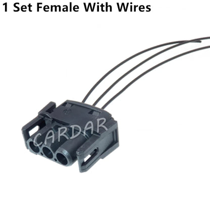 3 Pin 2.5 Series Auto Electric Wire Connector Male Plug Female Waterproof Wiring Socket For BMW