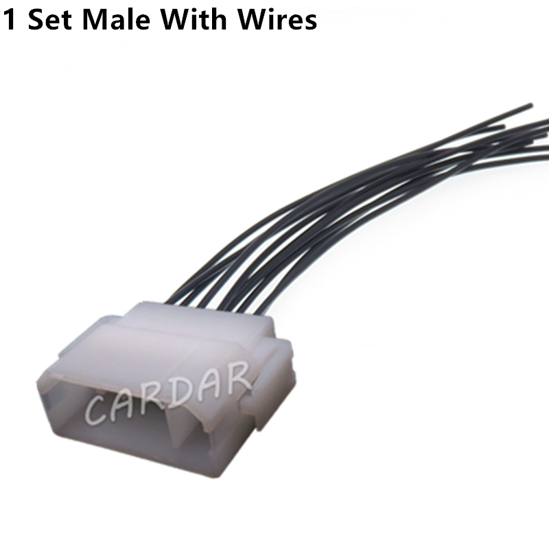 10 Pin 2.3 Series Automotive Wiring Harness Plastic Housing Unsealed Male and Female Socket With Terminal