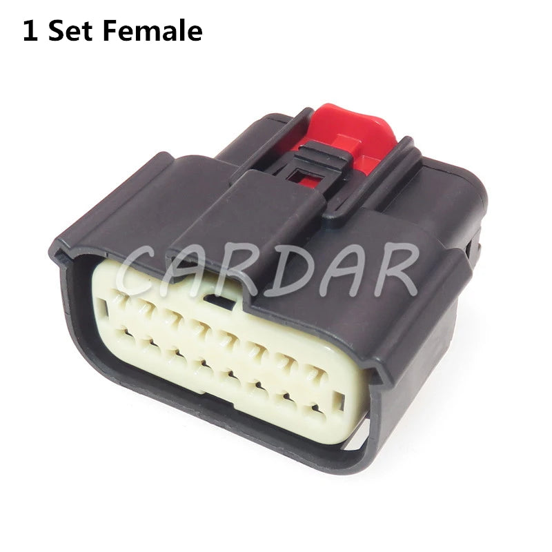 16 Pin 33472-1601 33482-1601 Headlight Socket Automotive Lamp Light Connector For Ford Focus Mondeo EDGE Fiesta 33472-1740