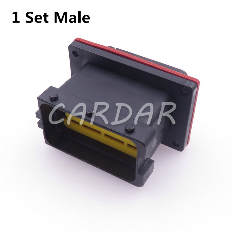 24 Pin FCI 211PC249S0005 211PL249S0023 HCCPHPE24BKA90F Automotive Connector Auto ECU PCB Socket Black Plug
