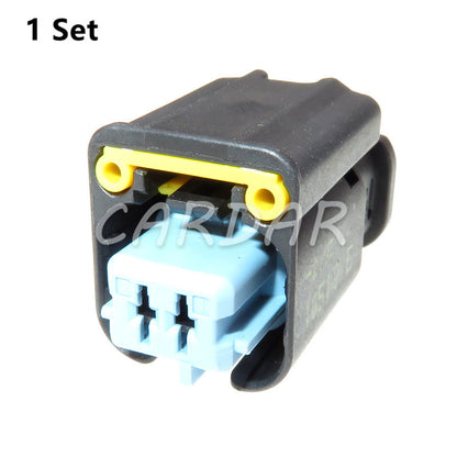 2 Pin Auto Engine Fan Water Temperature Sensor Plug Socket Waterproof Auto Connector For BMW MINI