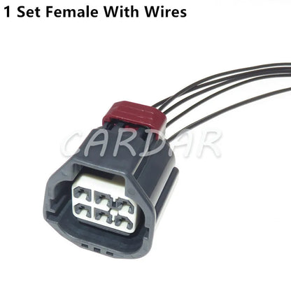 6 Pin 7283-5577-107282-5577-10 Waterproof Automotive Throttle Pump Connector Electrical Wire Harness Socket