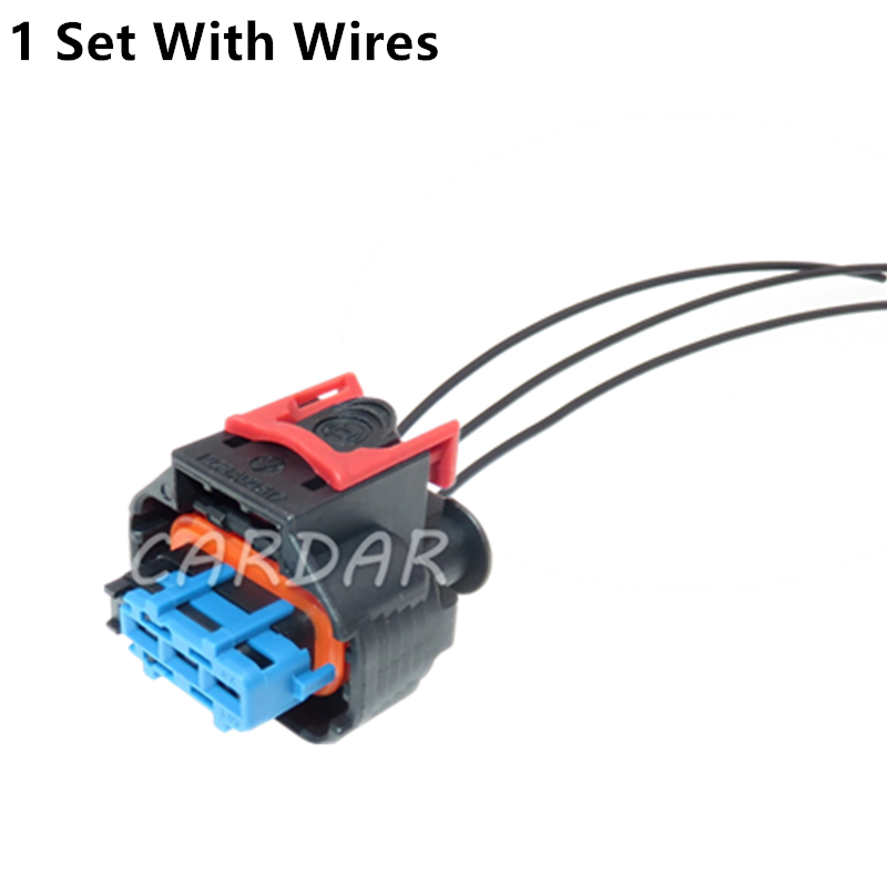 3 Pin 1928405523 1 928 405 523 Automobile Plastic Housing Waterproof Cable Socket With Terminal Rubber Seals