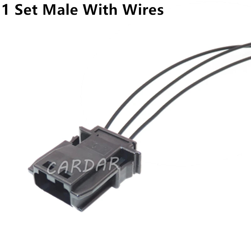 3 Pin MX19003P51 MX19003S51 Car Waterproof Female Socket and Male Plug Auto Rearview Mirror Wiring Connector
