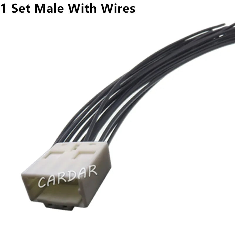 16 Pin 7282-8665 7283-8665 Car Navigation Cable Harness Unsealed Connector Male Plug Female Socket