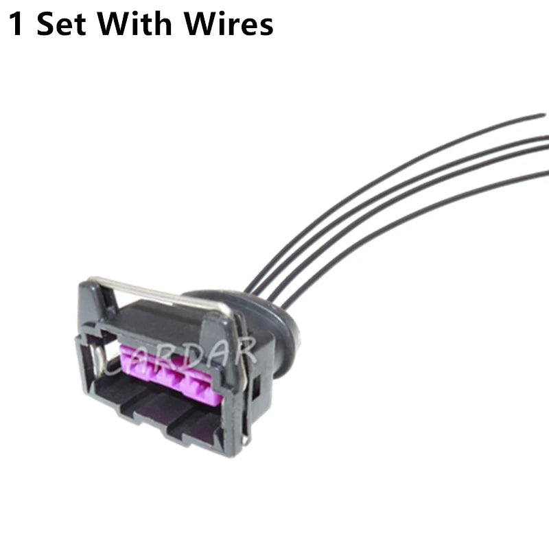 4 Pin Electric Automotive Waterproof Connector With Terminals