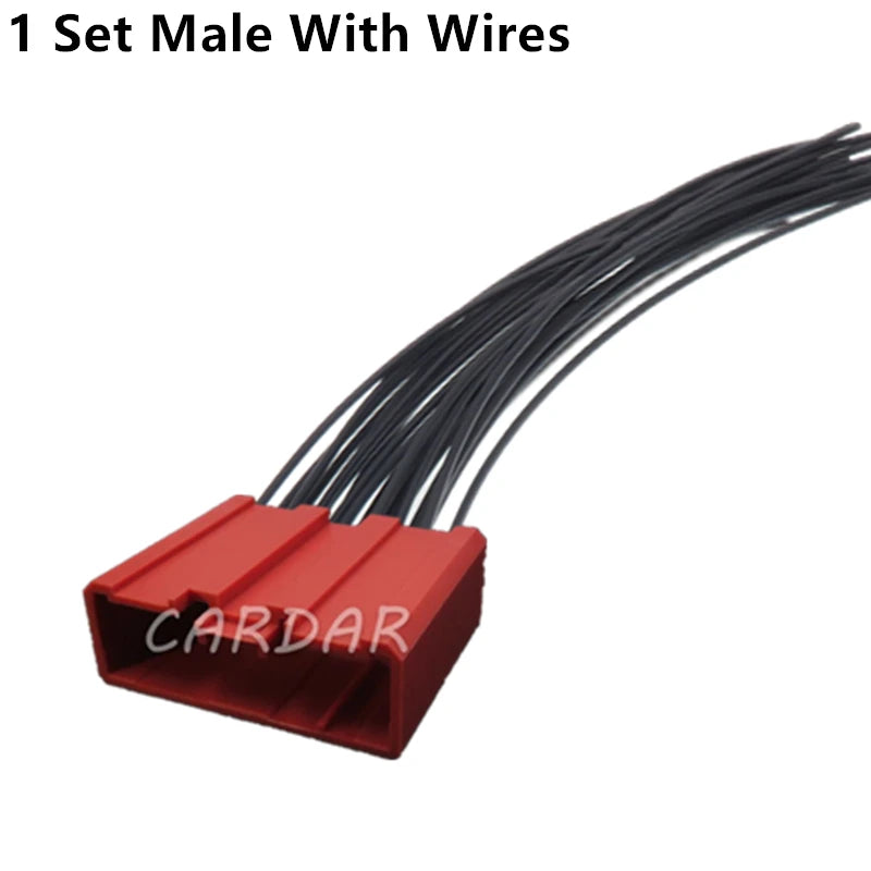 24 Pin Auto Wire Cable Unsealed Adapter Car Replacement Composite Socket Automobile Power Connector
