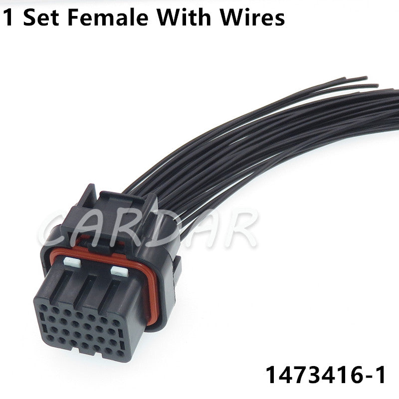 26 Pin 1473416-1 1473416-2 3-1437290-7 3-1437290-8 Auto ECU Connector 6437288-6 Car Computer Socket Waterproof Sealed Plug