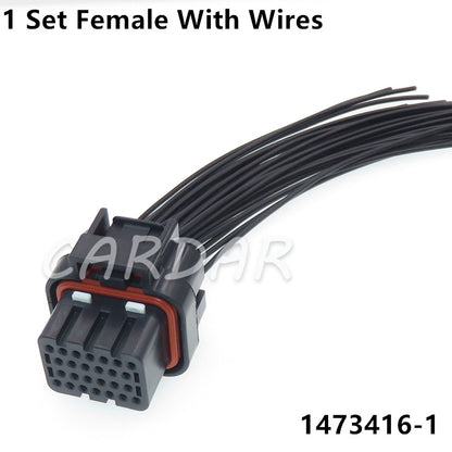26 Pin 1473416-1 1473416-2 3-1437290-7 3-1437290-8 Auto ECU Connector 6437288-6 Car Computer Socket Waterproof Sealed Plug