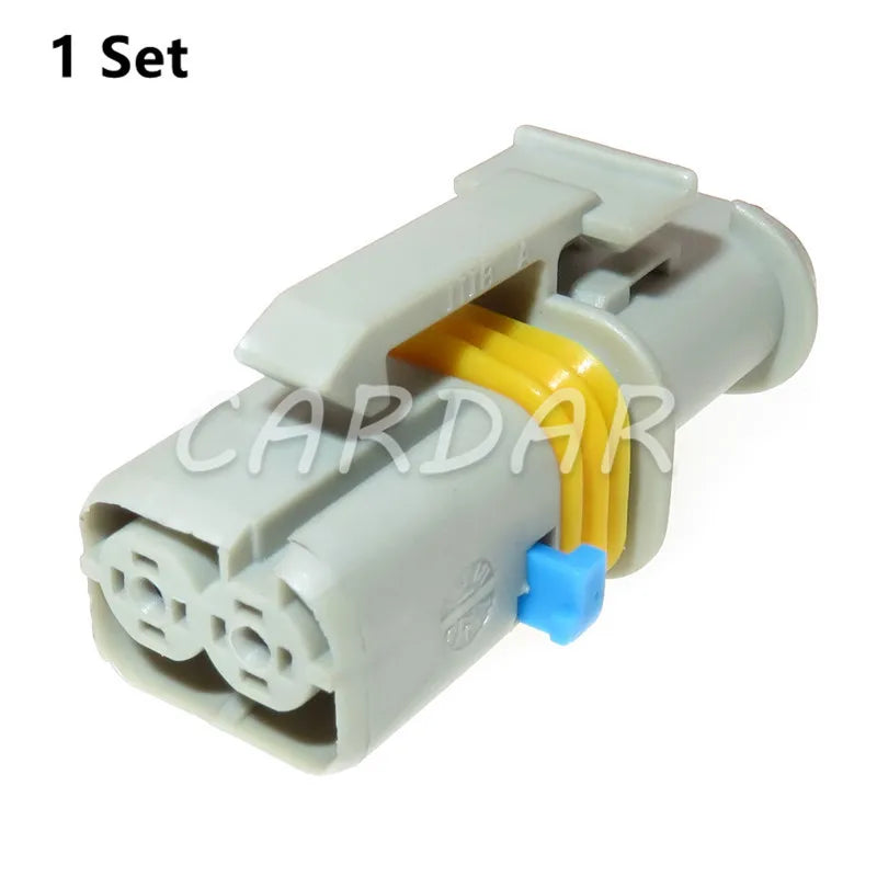 2 Pin/Way 18385000002 Grey Automotive Connector Auto Plug Light Socket