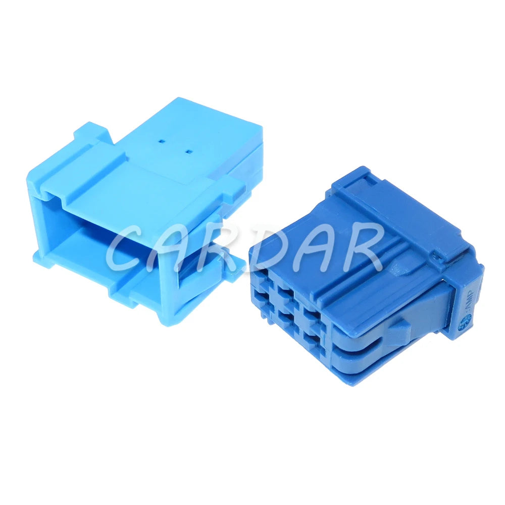 6 Pin 1-965641-1 8-968970-1 Blue Automotive Male Female Docking Wiring Terminal Unsealed Socket Auto Parts