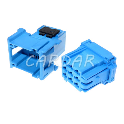 9 Pin 3.5 Series Blue Auto Power Amplifier Wiring Socket Unsealed Connector 6-968971-1 967635-1 3-967626-1
