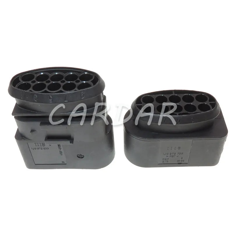 10 Pin 1J0973835 1J0973735 3.5mm Auto Temp Sensor Plug Deflation Valve Copnnector Waterproof Headlight Socket For VW Audi