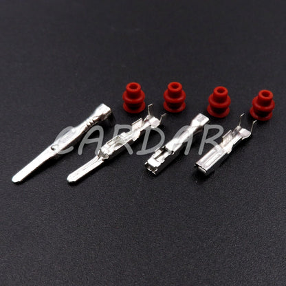 2 Pin Car High Voltage Pack Ignition Coil Plug White Wire Harness Sealed Socket FW-C-2F-B FW-C-2M-B