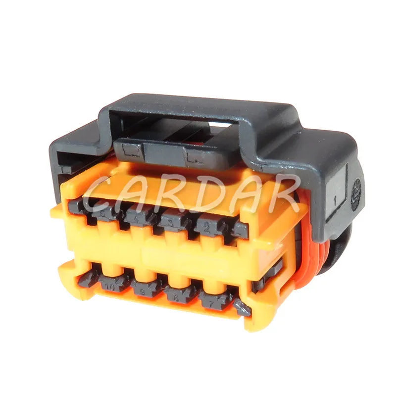 10 Pin 98788-1201 98789-1201 Auto Headlight Lamp Connector Waterproof Car Light Socket With Terminal For Peugeot Citroen Renault