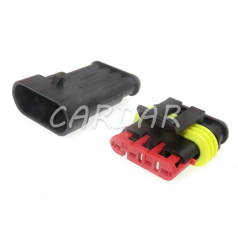 4 Pin 282106-1 282088-1 Superseal Automotive Connector Electric Connectors And Sealed Waterproof Auto Socket