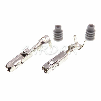 6 Pin 1.5 Series Yellow Auto Waterproof Connector Cable Socket With Terminal And Rubber Seals 18651000001
