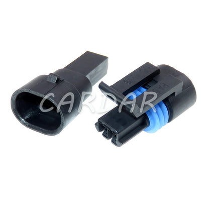 2 Pin 1.5 Series Automobile Fuel Fine Filter Wiring Terminal Waterproof Sealed Socket 12162195 12162193