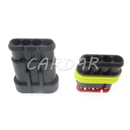4 Pin 282106-1 282088-1 Superseal Automotive Connector Electric Connectors And Sealed Waterproof Auto Socket