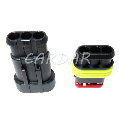 3 Pin 282087-1 282105-1 Electrical Automotive Connector sealed Waterproof Auto Socket With Terminals Seals
