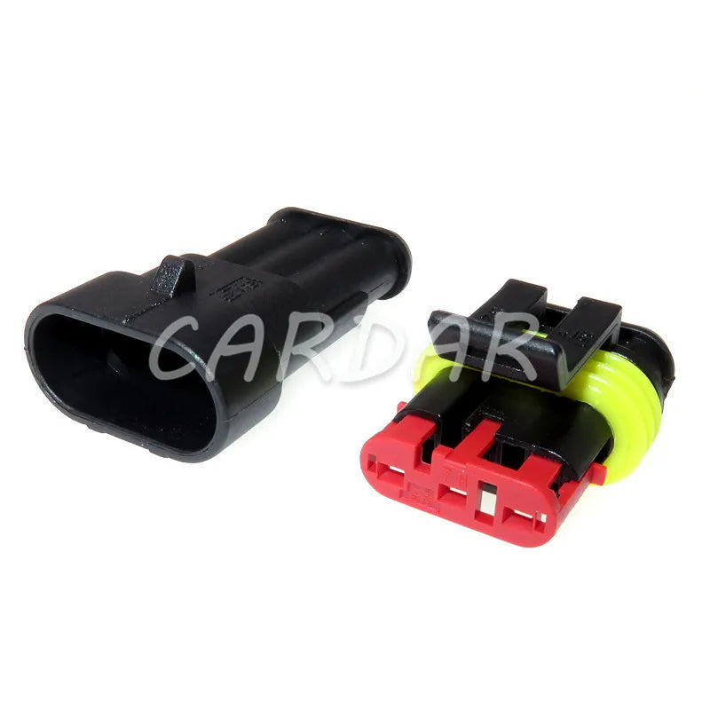 3 Pin 282087-1 282105-1 Electrical Automotive Connector sealed Waterproof Auto Socket With Terminals Seals