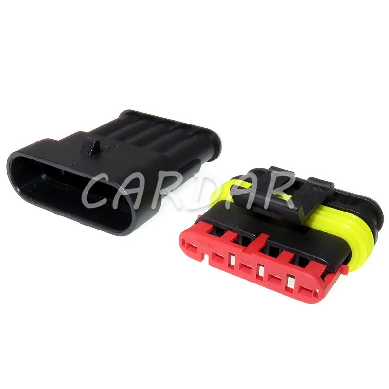 5 Pin 282089-1 282107-1 Superseal Auto Plug Auto Plastic Cable Socket For Cars