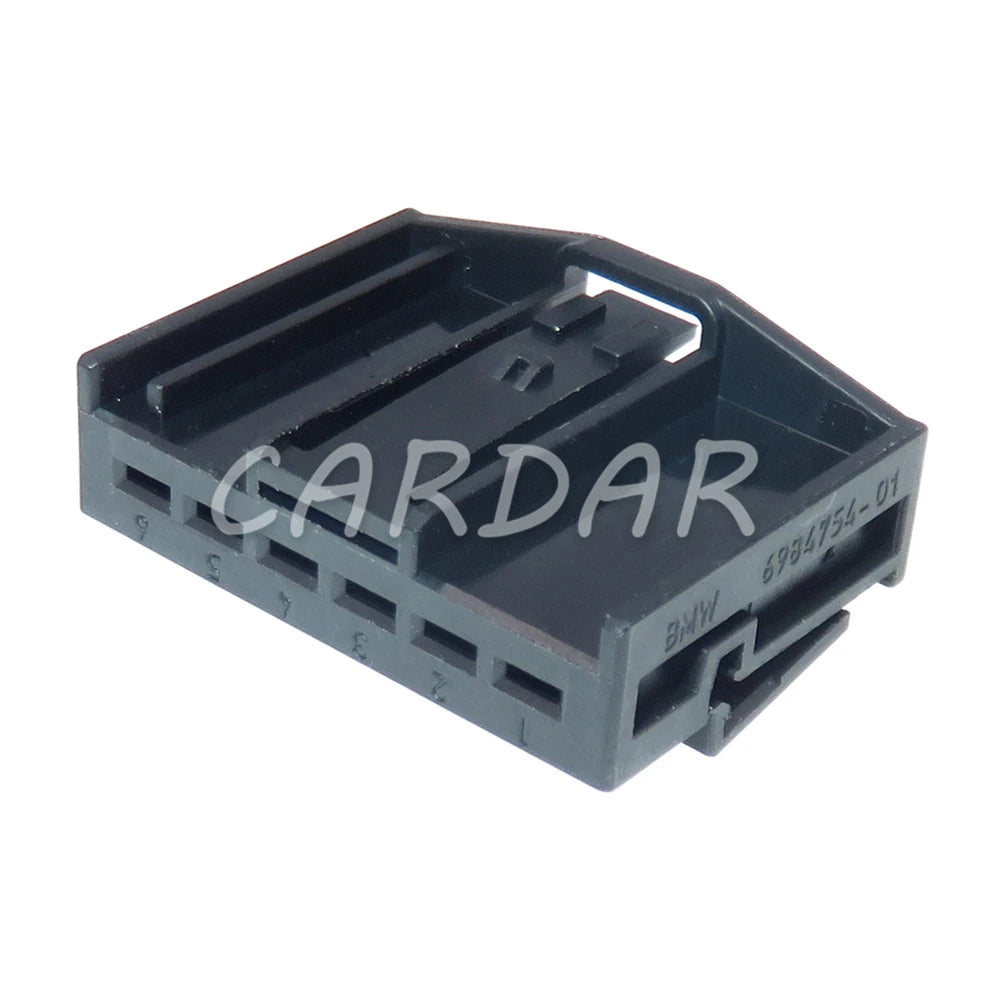 6 Pin 2.8 Series Car Window Lifter Electric Tail Gate Atmosphere Lamp Cigarette Lighter Wire Socket 6984754-01