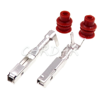 2 Pin 1.5 Series Auto Sealed Socket Wiring Plug Automobile Waterproof Connector with Terminal and Rubber Seals
