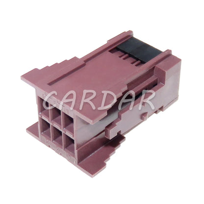 6 Pin 1.5 Series Brown Automotive Wire Harness Socket with Terminal Auto Modification Parts