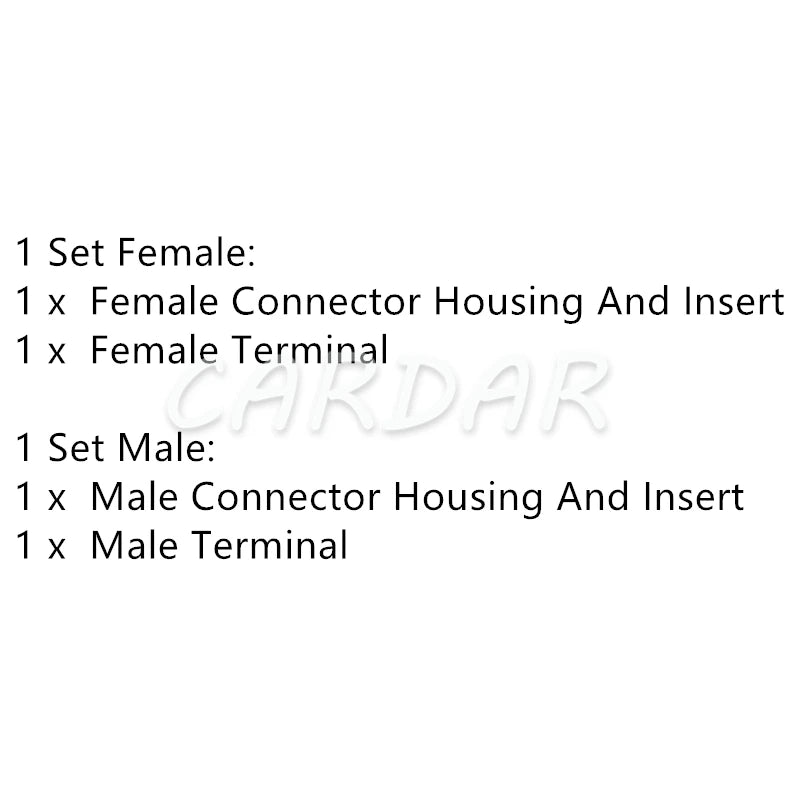 1 Pin 9.5 Series Automobile High Current Horn Cable Harness Socket 7122-4110-30 7123-4110-30 MG623688-5 MG613689-5