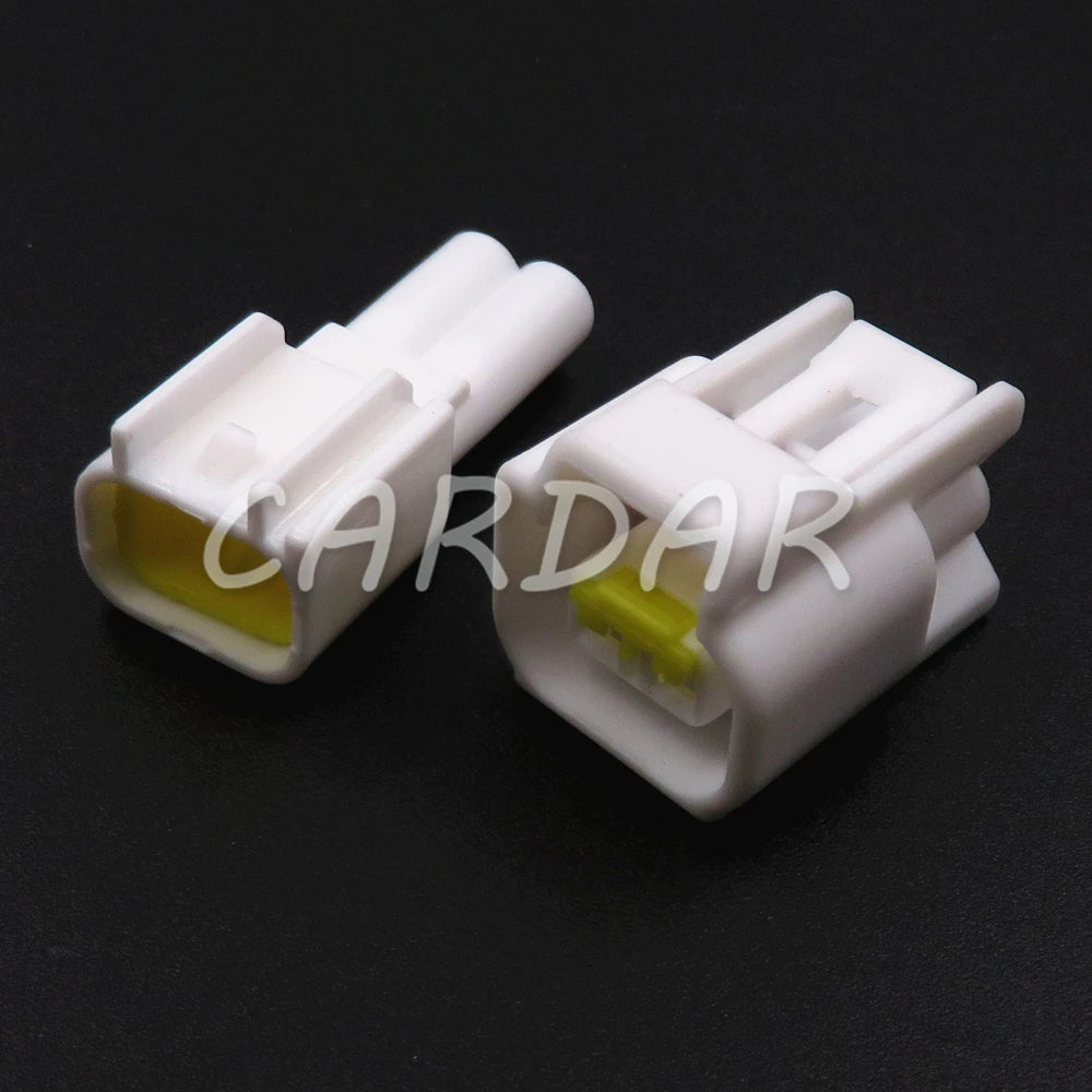 2 Pin Car High Voltage Pack Ignition Coil Plug White Wire Harness Sealed Socket FW-C-2F-B FW-C-2M-B