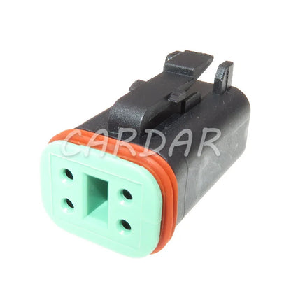 Conector eléctrico impermeable de 4 pines DT06-4S DT04-4P color negro, enchufe automotriz para Deutsch