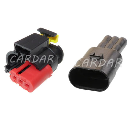 3 Pin 284425-1 284426-1 Waterproof Automotive Connector Sealed Sensor Socket Fuel Diesel Injector Ignition Coil Plug