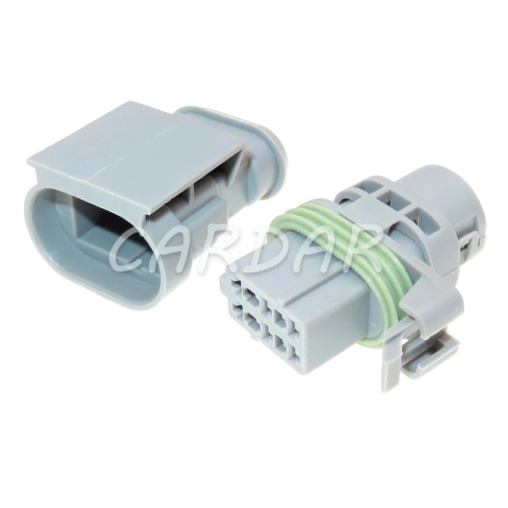 6 Pin 3.5 Series Grey Automobile Electric Wire Waterproof Female Socket Unsealed Male Plug