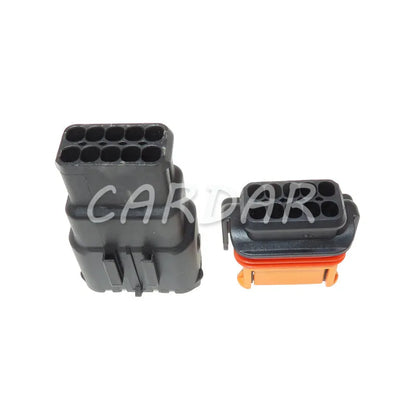 10 Pin 98788-1201 98789-1201 Auto Headlight Lamp Connector Waterproof Car Light Socket With Terminal For Peugeot Citroen Renault