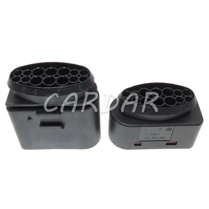 14 Pin 1J0973737 1J0973837 1.5mm 3.5mm Waterproof Auto Connector Lamp Light Socket For Audi BMW VW
